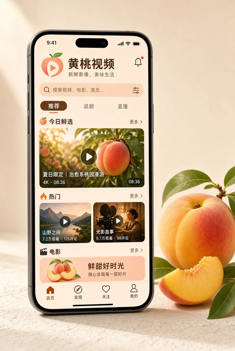 黄桃视频APP视觉